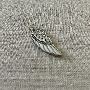 Stella & Dot silver wing charm